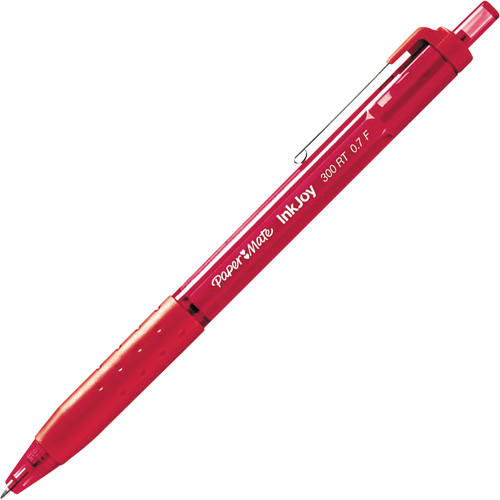 Inkjoy 300RT Pen, Red, 1 mm, Retractable Distribution Élite MP