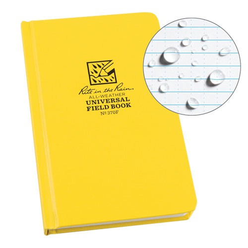 Bound Book, Hard Cover, Yellow, 160 Pages, 4-5/8" W x 7-1/4" L Distribution Élite MP