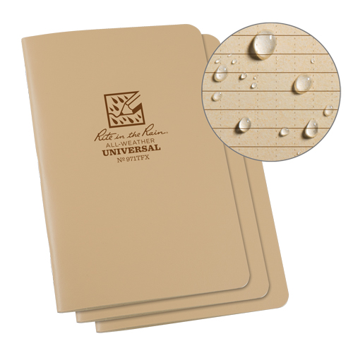 Notebook, Soft Cover, Tan, 48 Pages, 4-5/8" W x 7" L Distribution Élite MP