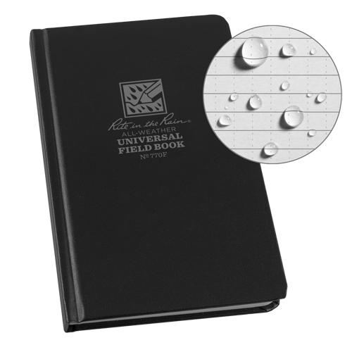 Bound Book, Hard Cover, Black, 160 Pages, 4-5/8" W x 7-1/4" L Distribution Élite MP