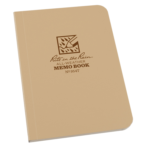 Livre m&eacute;mo, Couverture souple, Havane, 112 Pages, 3-1/2" , 5"  Distribution Élite MP