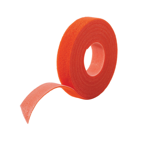 One-Wrap&reg; Cable Management Tape, Hook & Loop, 25 yds x 3/4", Self-Grip, Orange Distribution Élite MP