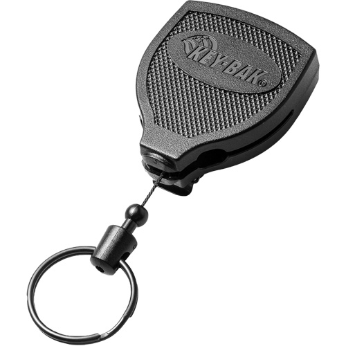 Porte-cl&eacute;s autor&eacute;tractable robuste Super48, Polycarbonate, C&acirc;ble 48", Fixation Agrafe de ceinture Distribution Élite MP