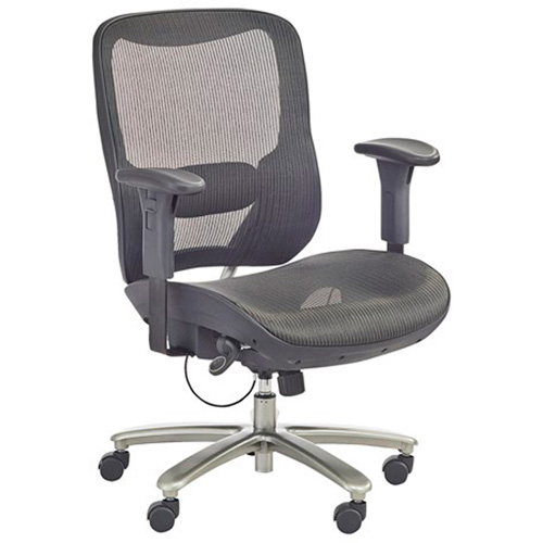 Chaise &eacute;conomique pour personnes de taille forte ou grandes, Mailles, Noir, Capacit&eacute; 450 lb Distribution Élite MP