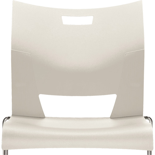 Duet Armless Training Chair, Plastic, 33-1/4" High, 350 lbs. Capacity, White Distribution Élite MP