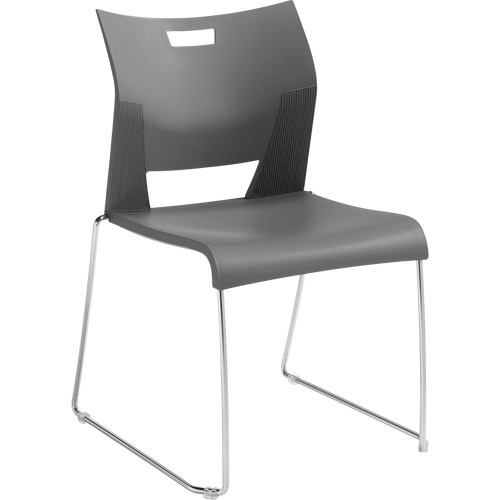 Duet Armless Training Chair, Plastic, 33-1/4" High, 350 lbs. Capacity, Grey Distribution Élite MP