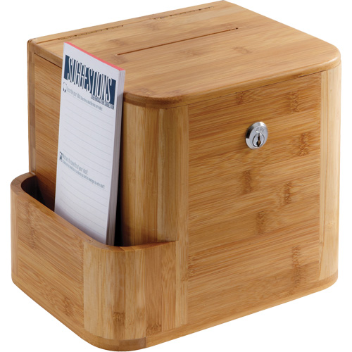 Boîte &agrave; suggestions en bambou Distribution Élite MP
