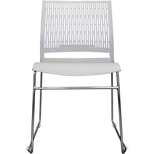 Activ Series Stacking Chairs, Polypropylene, 32-3/8" High, 275 lbs. Capacity, Grey Distribution Élite MP