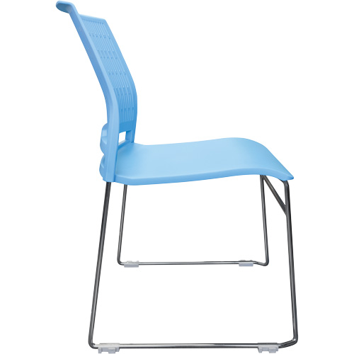 Chaises empilables s&eacute;rie Activ, Polypropyl&egrave;ne, Hauteur 32-3/8", Capacit&eacute; 275 lb, Bleu Distribution Élite MP