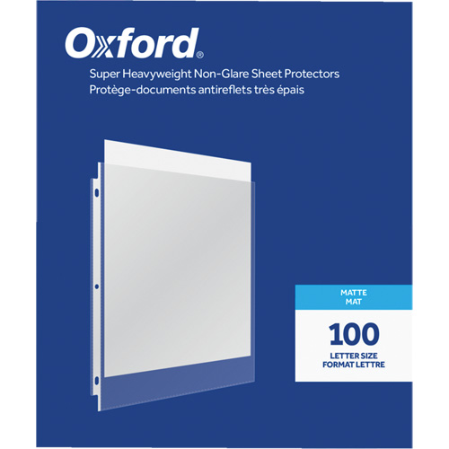 Oxford&reg; Heavyweight Non-Glare Sheet Protectors Distribution Élite MP