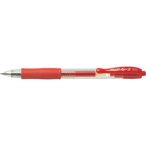 Stylo &agrave; encre gel G2, Rouge, 0,7 mm, R&eacute;tractable Distribution Élite MP