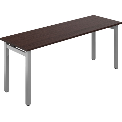 Newland Table Desk, 29-7/10" L x 72" W x 29-3/5" H, Dark Brown Distribution Élite MP