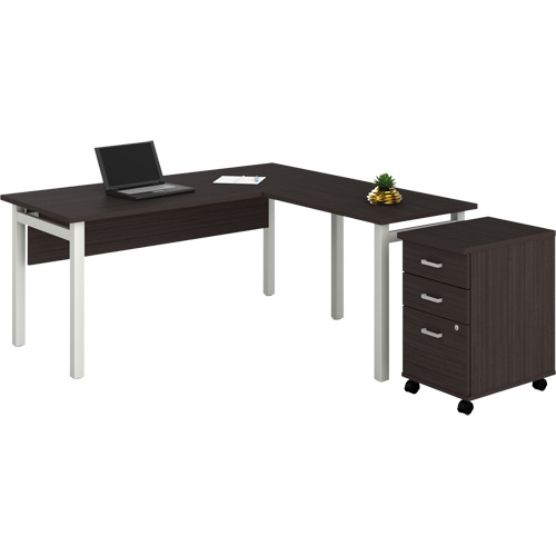 Bureau en "L" avec caisson Newland Distribution Élite MP