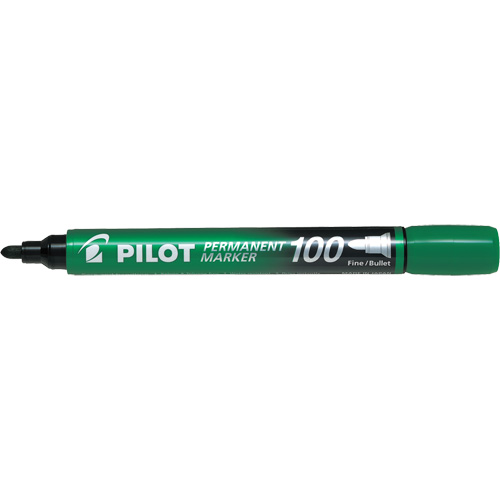 Series 100 Permanent Marker, Bullet, Green Distribution Élite MP