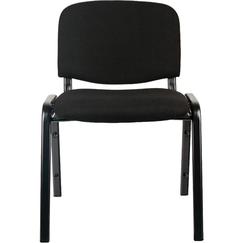 Stacking Chairs, Fabric, 32" High, 250 lbs. Capacity, Black Distribution Élite MP