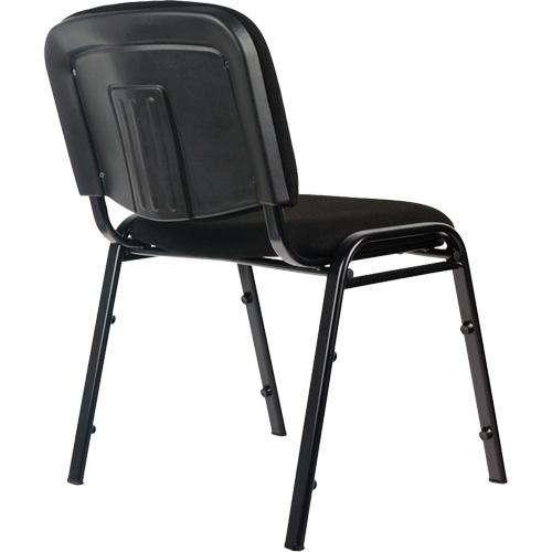 Stacking Chairs, Fabric, 32" High, 250 lbs. Capacity, Black Distribution Élite MP