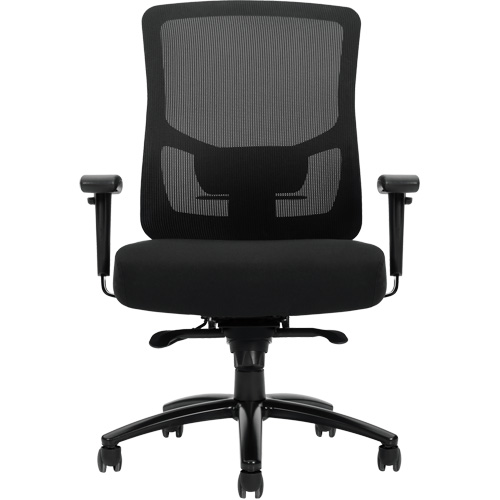 Raven 400 High-Back Heavy-Duty Synchro-Tilter, Mesh, Black, 400 lbs. Capacity Distribution Élite MP