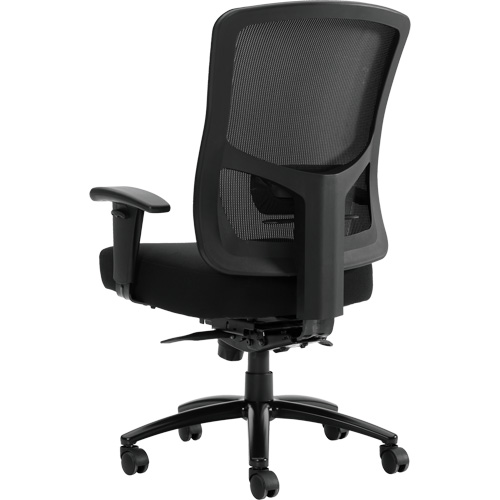 Raven 400 High-Back Heavy-Duty Synchro-Tilter, Mesh, Black, 400 lbs. Capacity Distribution Élite MP