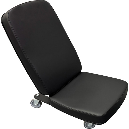Mini chaise industrielle FLEX, Vinyle, Noir, Capacit&eacute; 280 lb Distribution Élite MP