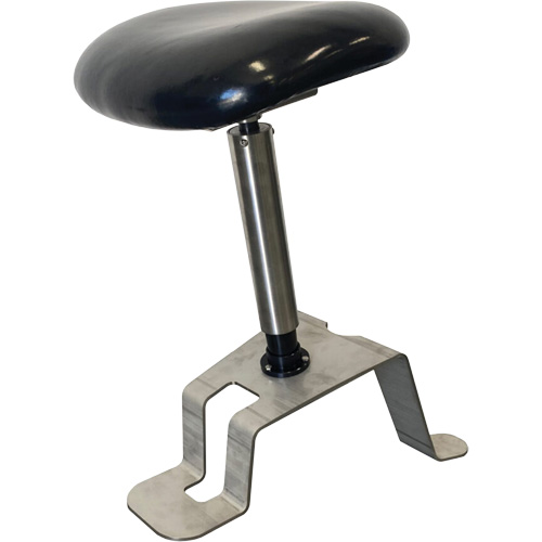 TA200 Sit-Stand Stool, Vinyl, Black, 280 lbs. Capacity Distribution Élite MP