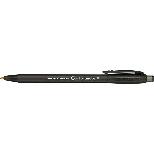 ComfortMate Pen, Black, 1 mm, Retractable Distribution Élite MP