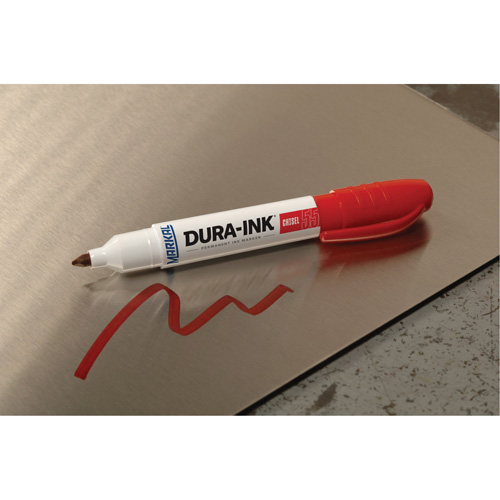 Marqueur Dura-Ink no 55, Rouge, Pointe Ciseau Distribution Élite MP