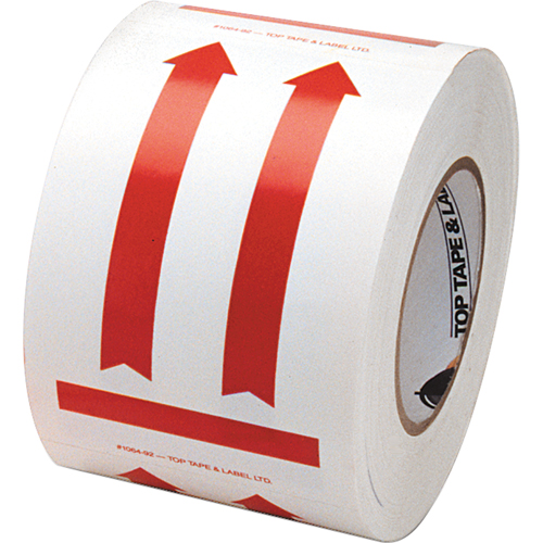 This Side Up Pictogram Special Handling Labels, 6" L x 4" W, Red on White Distribution Élite MP