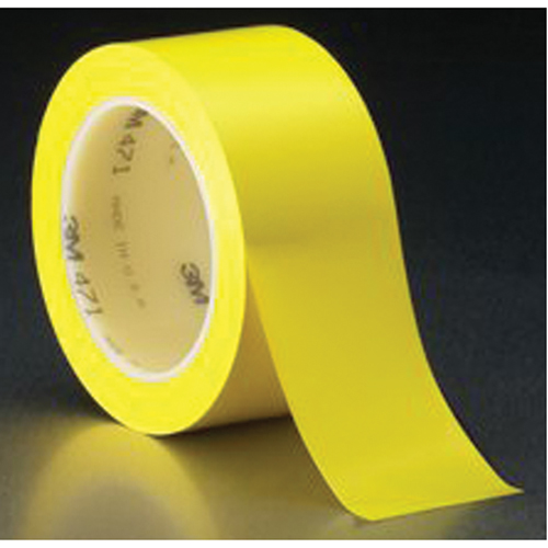 471 Vinyl Tape, 50.8 mm (2") W x 32.9 m (108') L, 5.3 mils, Yellow Distribution Élite MP