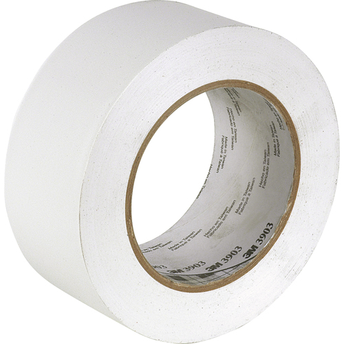 3903 Vinyl Duct Tape, 50 mm (2") W x 45.5 m (149.25') L, 6.3 mils, White Distribution Élite MP