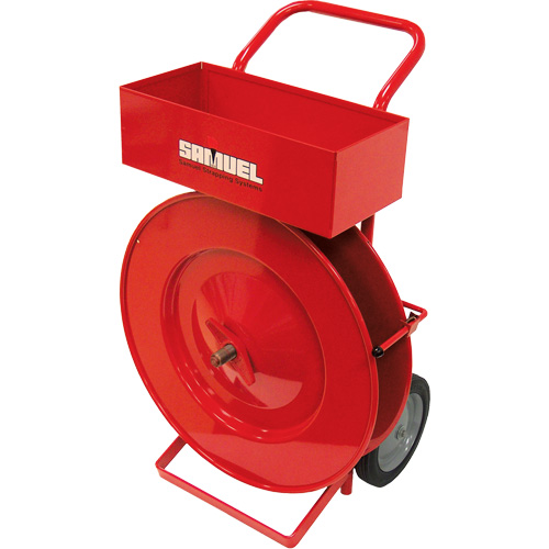 Distributeur de feuillards, Feuillard Polyester/Acier/Polypropyl&egrave;ne, Dia de noyau 16", largeur de rouleau 2,875" Distribution Élite MP