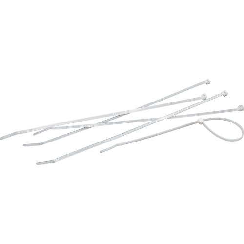 Cable Ties, 4" Long, 18 lbs. Tensile Strength, Natural Distribution Élite MP