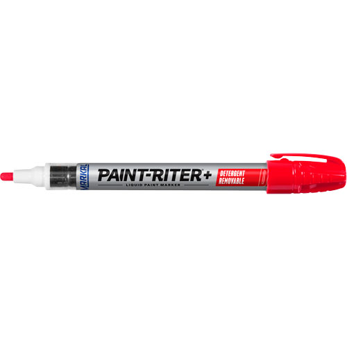Paint-Riter&reg;+ Detergent Removable Paint Marker, Liquid, Red Distribution Élite MP