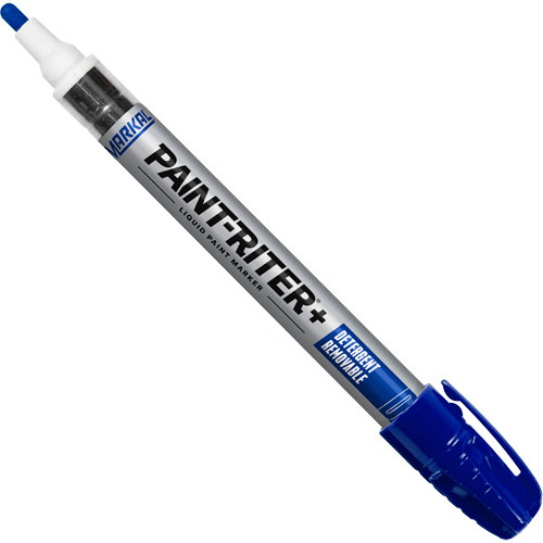 Paint-Riter&reg;+ Detergent Removable Paint Marker, Liquid, Blue Distribution Élite MP