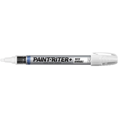 Paint-Riter&reg;+ Water Removable Paint Marker, Liquid, White Distribution Élite MP