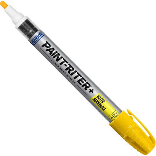 Paint-Riter&reg;+ Water Removable Paint Marker, Liquid, Yellow Distribution Élite MP