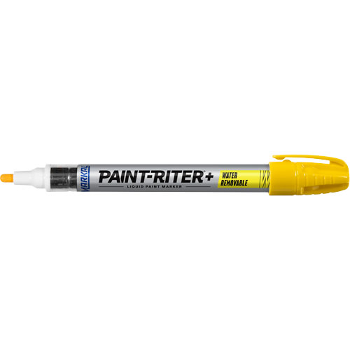 Paint-Riter&reg;+ Water Removable Paint Marker, Liquid, Yellow Distribution Élite MP