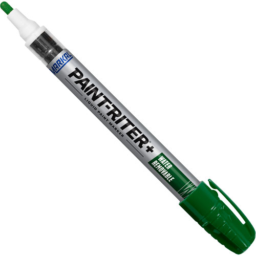 Marqueur &agrave; la peinture nettoyable &agrave; l'eau Paint-Riter+, Liquide, Vert Distribution Élite MP