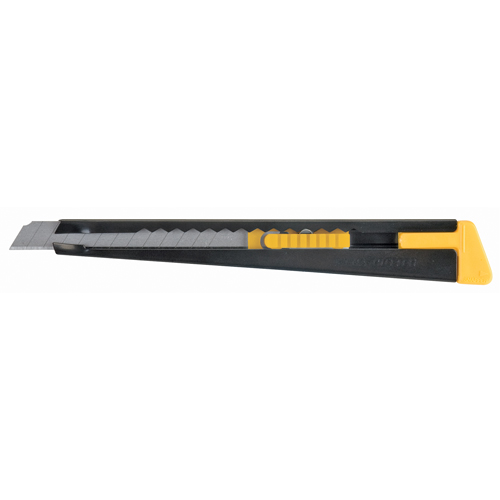 Couteau d'usage g&eacute;n&eacute;ral ATK600, 9 mm, Acier au carbone, Prise en Plastique Distribution Élite MP