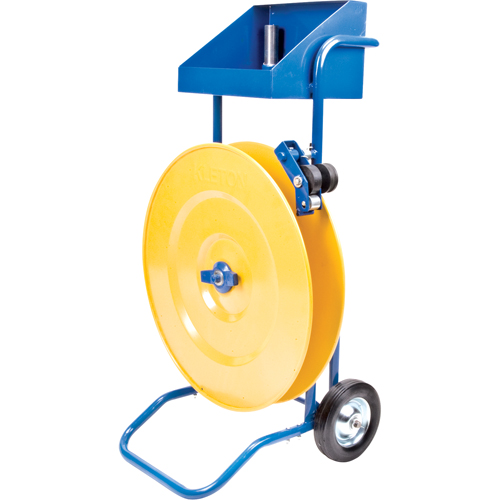 Strapping Dispenser, Polyester/Steel/Polypropylene Straps, 16"/8" Core Dia., 3"/8"/6" Roll Width Distribution Élite MP