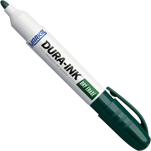 Dura-Ink&reg; Dry Erase Ink Markers, Green, Bullet Tip Distribution Élite MP