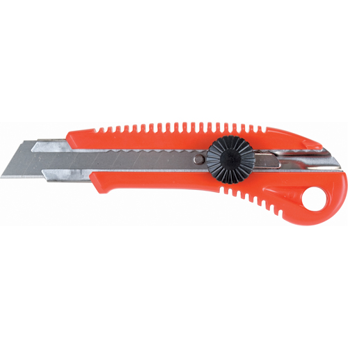 Couteau professionnel ATK400, 18 mm, Acier au carbone, Prise en Plastique Distribution Élite MP