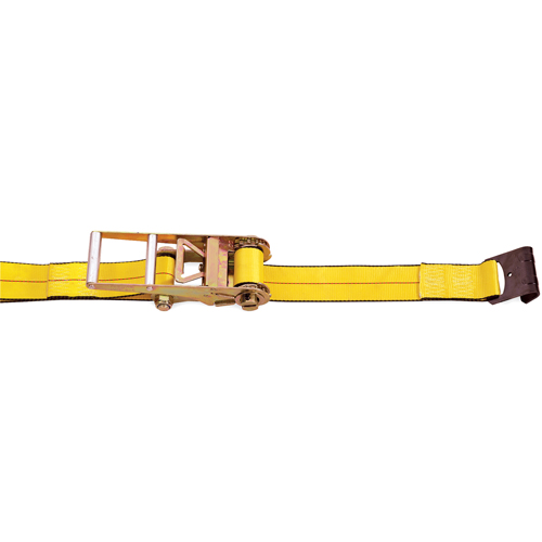 Tendeurs d'arrimage &agrave; cliquet, Crochet plat, 3" , 30' , Charge d'utilisation max. 5400 lb (2450 kg) Distribution Élite MP