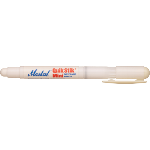 Mini marqueur de peinture Quik Stik, B&acirc;ton plein, Blanc Distribution Élite MP