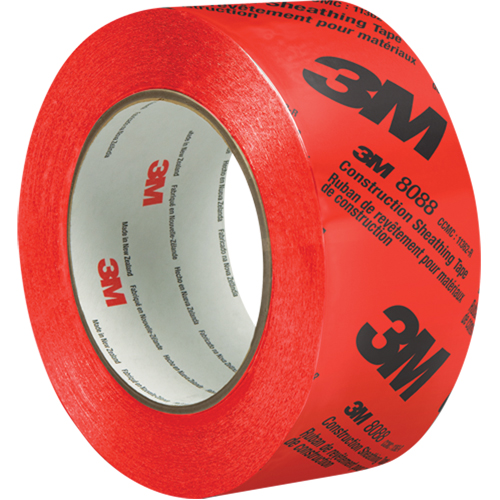 Construction Sheathing Tape 8088, 60 mm (2-3/8") x 66 m (216'), Red Distribution Élite MP