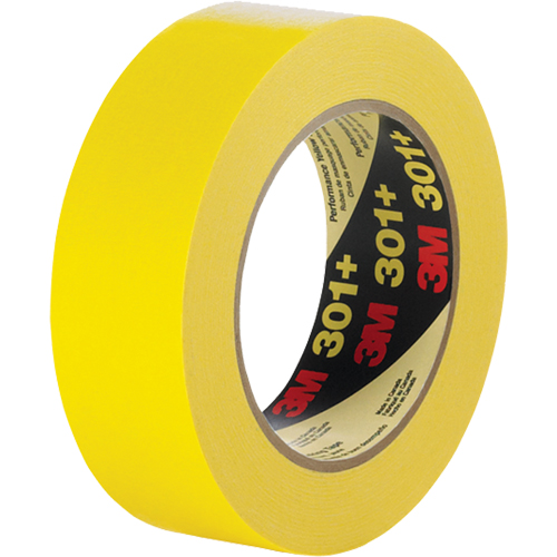 301+ Performance Masking Tape, 12 mm (1/2") x 54.8 m (180'), Yellow Distribution Élite MP