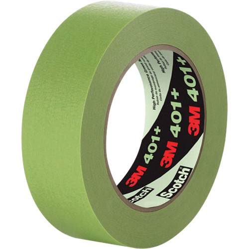 401+ High Performance Masking Tape, 24 mm (1") x 54.8 m (180'), Green Distribution Élite MP