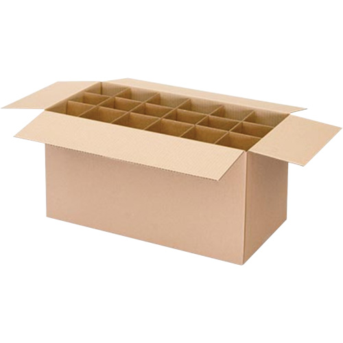 Boîte d'exp&eacute;dition pour cannettes a&eacute;rosols, 12-1/4" lo x 9-3/16" la x 10-5/16" h, ondulations C Distribution Élite MP