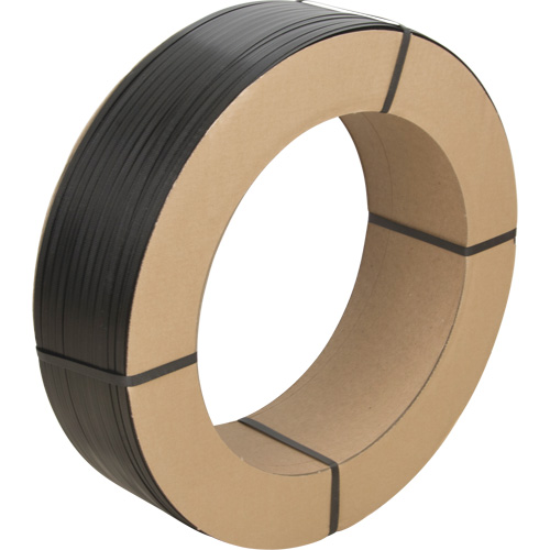 Feuillard, Polypropyl&egrave;ne, 1/2" la x 5600' lo, Noir, Calibre Manuel Distribution Élite MP