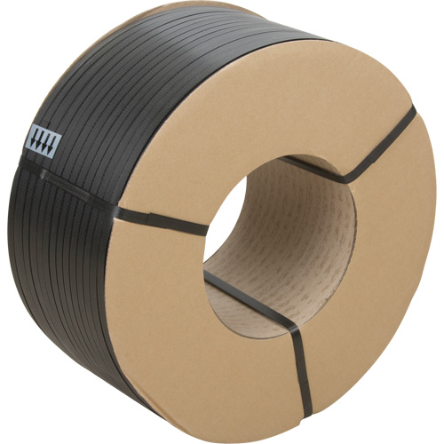 Strapping, Polypropylene, 1/2" W x 7200' L, Black, Manual Grade Distribution Élite MP