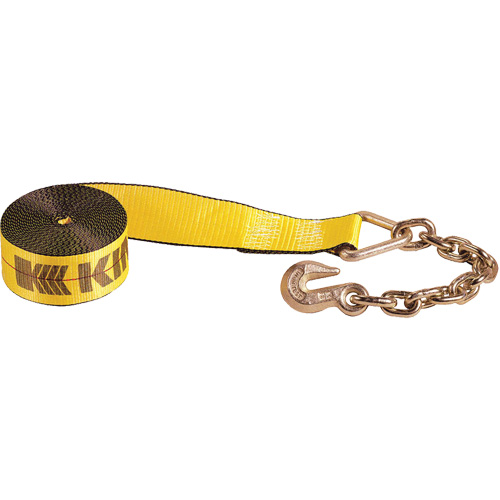 Winch Strap with Chain Anchor Distribution Élite MP